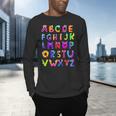 Monster ABC Cute Alphabet Halloween Teacher Costume Kids Men's Long Sleeve T-Shirt, gift for family, gift for coworker Monster ABC Cute Alphabet Halloween Teacher Costume Kids Men's Long Sleeve T-Shirt, gift for family, gift for coworker