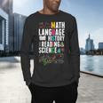 Music Teacher Music Math Language History Reading Science Men's Long Sleeve T-Shirt, gift for family, gift for coworker Music Teacher Music Math Language History Reading Science Men's Long Sleeve T-Shirt, gift for family, gift for coworker