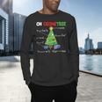 Oh Geometree Christmas Tree Geometry Math Teacher Men's Long Sleeve T-Shirt, gift for family, gift for coworker