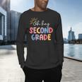 Oh Hey Second Grade First Day Of Teacher Girls Boys Kids Men's Long Sleeve T-Shirt, gift for family, gift for coworker