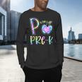 P Is For Pre-K Preschool Teacher Tie Dye Back To School Men's Long Sleeve T-Shirt, gift for family, gift for coworker P Is For Pre-K Preschool Teacher Tie Dye Back To School Men's Long Sleeve T-Shirt, gift for family, gift for coworker