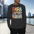 Paraeducator Paraprofessional SPED Teacher Men's Long Sleeve T-Shirt, gift for family, gift for coworker Paraeducator Paraprofessional SPED Teacher Men's Long Sleeve T-Shirt, gift for family, gift for coworker