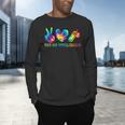 Peace Love Physical Education Tie Dye Sports PE Teacher Men's Long Sleeve T-Shirt, gift for family, gift for coworker