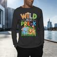 Preschool Teacher Kids Back To School Wild About Pre-K Men's Long Sleeve T-Shirt, gift for family, gift for coworker