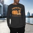 Pumpkin Spice And Teacher Life Halloween Teacher Men's Long Sleeve T-Shirt, gift for family, gift for coworker Pumpkin Spice And Teacher Life Halloween Teacher Men's Long Sleeve T-Shirt, gift for family, gift for coworker