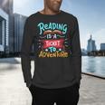 Reading Adventure Library Student Teacher Book Men's Long Sleeve T-Shirt, gift for family, gift for coworker Reading Adventure Library Student Teacher Book Men's Long Sleeve T-Shirt, gift for family, gift for coworker