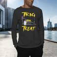 School Math Teacher Halloween 2022 Trig Or Treat Shirt Men's Long Sleeve T-Shirt, gift for family, gift for coworker School Math Teacher Halloween 2022 Trig Or Treat Shirt Men's Long Sleeve T-Shirt, gift for family, gift for coworker