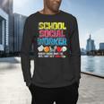 School Social Worker Teacher Caseworker Public Servant LSW Men's Long Sleeve T-Shirt, gift for family, gift for coworker School Social Worker Teacher Caseworker Public Servant LSW Men's Long Sleeve T-Shirt, gift for family, gift for coworker