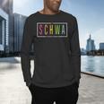 Schwa Teacher Reading Literacy For English Grammar Teachers Men's Long Sleeve T-Shirt, gift for family, gift for coworker