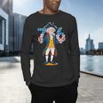 Six Seven 6 7 7 6 George Washington Teacher American Men's Long Sleeve T-Shirt, gift for family, gift for coworker