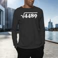 Sixty Seven 67 Meme Square Root 4489 Slang Math Teacher Men's Long Sleeve T-Shirt, gift for family, gift for coworker