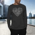 Social Emotional Learning Heart Counselor Teacher SEL Kind Men's Long Sleeve T-Shirt, gift for family, gift for coworker