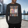 Special Education First Coffee Then Data Retro SPED Teacher Men's Long Sleeve T-Shirt, gift for family, gift for coworker Special Education First Coffee Then Data Retro SPED Teacher Men's Long Sleeve T-Shirt, gift for family, gift for coworker