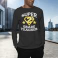 Super 2nd Grade Teacher Hero Men's Long Sleeve T-Shirt, gift for family, gift for coworker