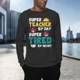 Super Hero Teacher Superheroes Men's Long Sleeve T-Shirt, gift for family, gift for coworker Super Hero Teacher Superheroes Men's Long Sleeve T-Shirt, gift for family, gift for coworker