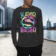 Super Teacher Back To School Apple Tie Dye First Day Men's Long Sleeve T-Shirt, gift for family, gift for coworker Super Teacher Back To School Apple Tie Dye First Day Men's Long Sleeve T-Shirt, gift for family, gift for coworker