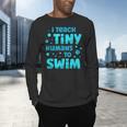 Swimming Teacher I Teach Tiny Humans To Swim Swim Instructor Men's Long Sleeve T-Shirt, gift for family, gift for coworker Swimming Teacher I Teach Tiny Humans To Swim Swim Instructor Men's Long Sleeve T-Shirt, gift for family, gift for coworker