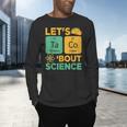 Lets Tacos Bout Science Teacher Chemistry Physics Men's Long Sleeve T-Shirt, gift for family, gift for coworker
