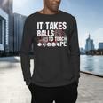 It Takes Balls To Teach Pe Teacher Chaos Coordinator US Flag Men's Long Sleeve T-Shirt, gift for family, gift for coworker It Takes Balls To Teach Pe Teacher Chaos Coordinator US Flag Men's Long Sleeve T-Shirt, gift for family, gift for coworker