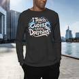 I Teach The Cutest Little Dolphins Cute Animal Teacher Men's Long Sleeve T-Shirt, gift for family, gift for coworker