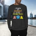 I Teach Cutest Little Monsters Halloween Teacher Men Women Men's Long Sleeve T-Shirt, gift for family, gift for coworker I Teach Cutest Little Monsters Halloween Teacher Men Women Men's Long Sleeve T-Shirt, gift for family, gift for coworker