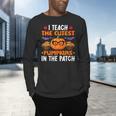 I Teach The Cutest Pumpkins In The Patch Halloween Teacher Men's Long Sleeve T-Shirt, gift for family, gift for coworker I Teach The Cutest Pumpkins In The Patch Halloween Teacher Men's Long Sleeve T-Shirt, gift for family, gift for coworker