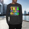 This Teacher 80s 90s Teachers's Day Glows Last Day Of School Men's Long Sleeve T-Shirt, gift for family, gift for coworker This Teacher 80s 90s Teachers's Day Glows Last Day Of School Men's Long Sleeve T-Shirt, gift for family, gift for coworker