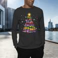 Teacher Crayon Christmas Tree Lights Student School Xmas Men's Long Sleeve T-Shirt, gift for family, gift for coworker Teacher Crayon Christmas Tree Lights Student School Xmas Men's Long Sleeve T-Shirt, gift for family, gift for coworker