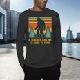 A Teacher Like Me Is Hard To Find Bigfoot Teacher Men's Long Sleeve T-Shirt, gift for family, gift for coworker