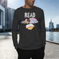 Teacher Library Read Book Club Piggie Elephant Pigeons Men Women Kids Men's Long Sleeve T-Shirt, gift for family, gift for coworker