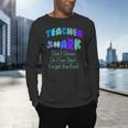 Teacher Shark Don't Stress Do Your Best Forget The Rest Men's Long Sleeve T-Shirt, gift for family, gift for coworker