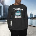 Teacher Shark Teacher For Men Women Men's Long Sleeve T-Shirt, gift for family, gift for coworker