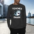 Teacher Shark Teaching Back To School Kindergarten Men's Long Sleeve T-Shirt, gift for family, gift for coworker Teacher Shark Teaching Back To School Kindergarten Men's Long Sleeve T-Shirt, gift for family, gift for coworker