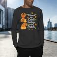 Teacher Thanksgiving I Teach The Cutest Turkeys In The Patch Men's Long Sleeve T-Shirt, gift for family, gift for coworker