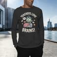 Teachers Love Brains Shirt Men Women Teacher Halloween Men's Long Sleeve T-Shirt, gift for family, gift for coworker Teachers Love Brains Shirt Men Women Teacher Halloween Men's Long Sleeve T-Shirt, gift for family, gift for coworker