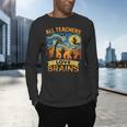 All Teachers Love Brains Shirt Teacher Halloween Tee Men's Long Sleeve T-Shirt, gift for family, gift for coworker All Teachers Love Brains Shirt Teacher Halloween Tee Men's Long Sleeve T-Shirt, gift for family, gift for coworker