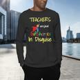 Teachers Are Superheroes First Day School T-Shirt Men's Long Sleeve T-Shirt, gift for family, gift for coworker