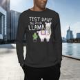 Teachers Testing Day Test Day No Prob Llama Teacher Men's Long Sleeve T-Shirt, gift for family, gift for coworker Teachers Testing Day Test Day No Prob Llama Teacher Men's Long Sleeve T-Shirt, gift for family, gift for coworker