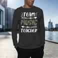 Team Music Teacher Camo Teacher Student Back To School Men's Long Sleeve T-Shirt, gift for family, gift for coworker Team Music Teacher Camo Teacher Student Back To School Men's Long Sleeve T-Shirt, gift for family, gift for coworker