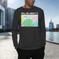 Tell Me About It Speech Language Pathology AAC Sped Teacher Men's Long Sleeve T-Shirt, gift for family, gift for coworker