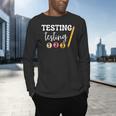 Testing Testing 123 Cute Math Teacher Student Test Day Men Women Girls Kids Men's Long Sleeve T-Shirt, gift for family, gift for coworker Testing Testing 123 Cute Math Teacher Student Test Day Men Women Girls Kids Men's Long Sleeve T-Shirt, gift for family, gift for coworker
