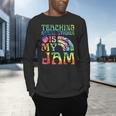 Tie Dye Teaching Social Studies Is My Jam Sunglasses Teacher Men's Long Sleeve T-Shirt, gift for family, gift for coworker Tie Dye Teaching Social Studies Is My Jam Sunglasses Teacher Men's Long Sleeve T-Shirt, gift for family, gift for coworker