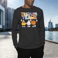Trick Or Teach Cute Halloween Teacher Men's Long Sleeve T-Shirt, gift for family, gift for coworker
