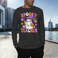 Trick Or Teach Spooky Teacher Ghost Halloween Teacher Men's Long Sleeve T-Shirt, gift for family, gift for coworker Trick Or Teach Spooky Teacher Ghost Halloween Teacher Men's Long Sleeve T-Shirt, gift for family, gift for coworker