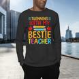 Twinning With My Bestie Teacher Boy Spirit Week Twin Day Men's Long Sleeve T-Shirt, gift for family, gift for coworker