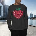 Valentines Day Teacher Hearts Apple Love Teach Women Men Men's Long Sleeve T-Shirt, gift for family, gift for coworker Valentines Day Teacher Hearts Apple Love Teach Women Men Men's Long Sleeve T-Shirt, gift for family, gift for coworker