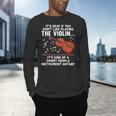 Violin Player Costume For Men Women Violin Teacher Violinist Men's Long Sleeve T-Shirt, gift for family, gift for coworker Violin Player Costume For Men Women Violin Teacher Violinist Men's Long Sleeve T-Shirt, gift for family, gift for coworker