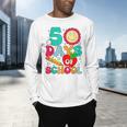 50 Days Of School Teacher Happy 50th Day Of School Kids Men's Long Sleeve T-Shirt, gift for family, gift for coworker 50 Days Of School Teacher Happy 50th Day Of School Kids Men's Long Sleeve T-Shirt, gift for family, gift for coworker