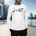 67 Music Meme Slang Musician Kids Music Teacher Men's Long Sleeve T-Shirt, gift for family, gift for coworker 67 Music Meme Slang Musician Kids Music Teacher Men's Long Sleeve T-Shirt, gift for family, gift for coworker