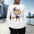 This Is My Awesome Teacher Costume Halloween Witch Men's Long Sleeve T-Shirt, gift for family, gift for coworker